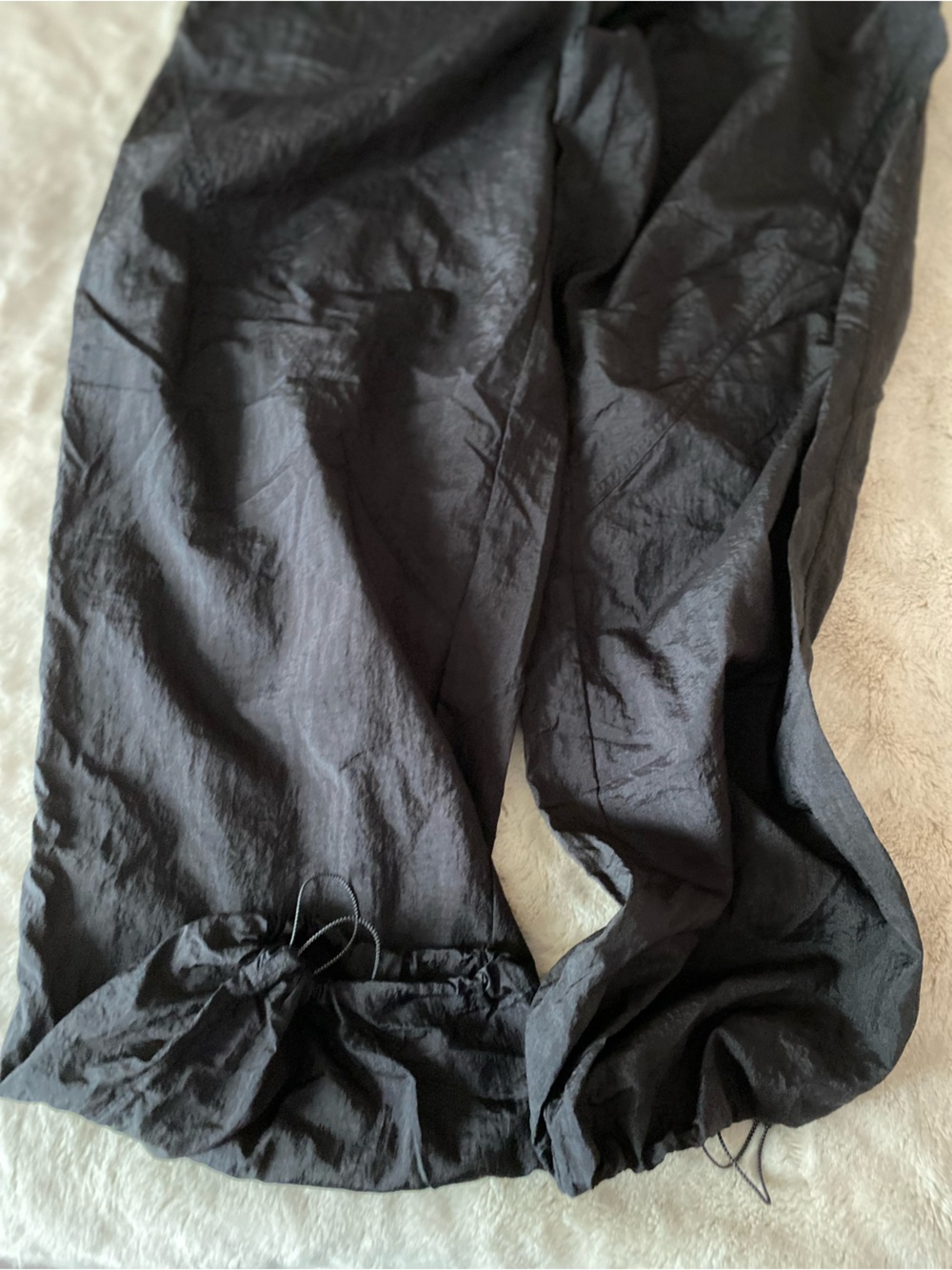 Athleta Lunar Sheen Utility mid rise nylon black pants - Picture 5 of 14